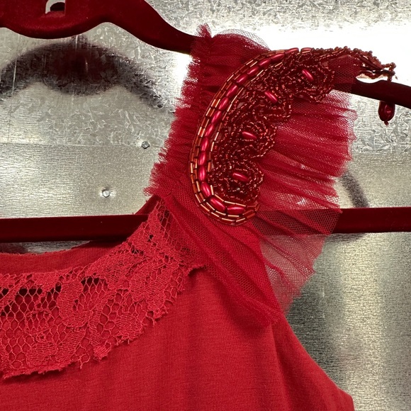 NWOT Dollcake Best Wishes Frock Scarlet Sz 10 - Picture 6 of 7